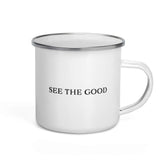 See The Good Positive Mindset Mindfulness Hygge Lifestyle Enamel Coffee Tea Cup Mug, Mug, $ 27.50, A Moment Of Now™